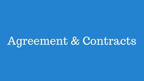 Agreements & Contracts